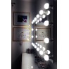 100x70 cm - Lustro do makijażu typu Hollywood z oświetleniem LED - bez ramy